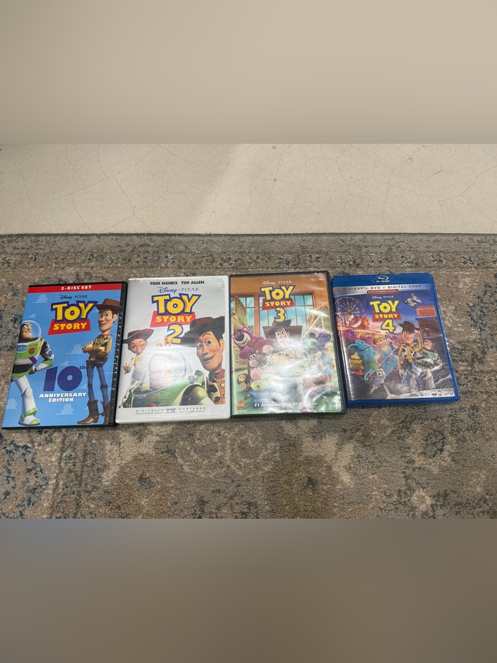 Toy Story 1-4 Movie DVD/Blu-ray Collection
